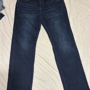 Lucky Brand Blue Straight Leg Jeans with Classic Style
